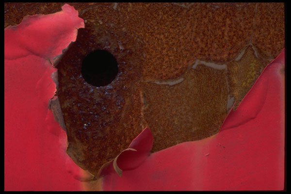 529037 Rusted Through A4 Photo Print
