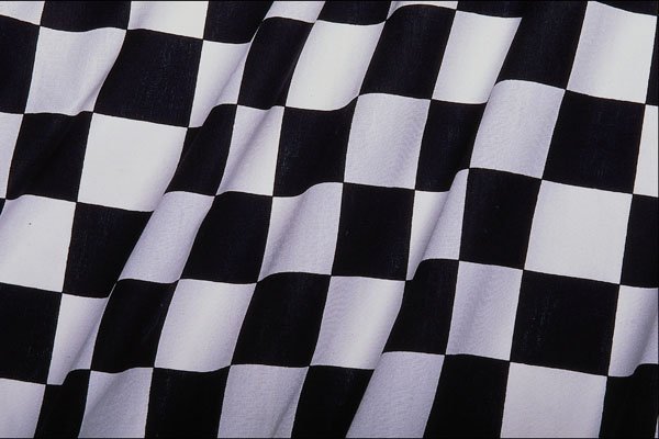 529042 Black And White Checkers A4 Photo Print