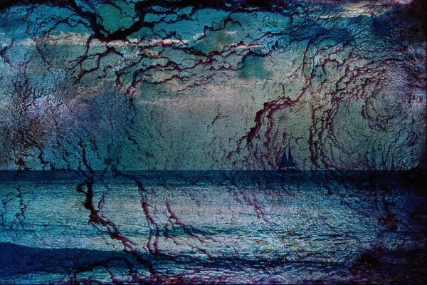 529053 Sewer Art Sailboat Design A4 Photo Print