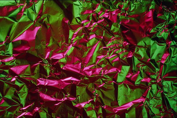 529057 Tinfoil, Lit By Color Lamps A4 Photo Print