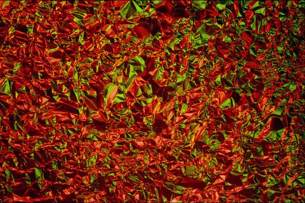 529058 Tinfoil, Lit By Color Lamps A4 Photo Print