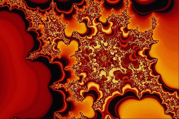 529065 High Voltage Fractal A4 Photo Print