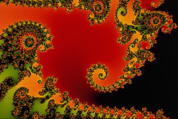 529068 Santa's Helper Fractal A4 Photo Print