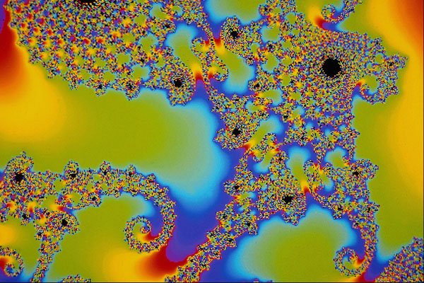 529070 Rainbow Fractal A4 Photo Print