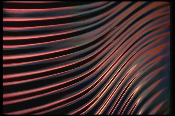 530010 Close up Of Molded Glass Bowl A4 Photo Print