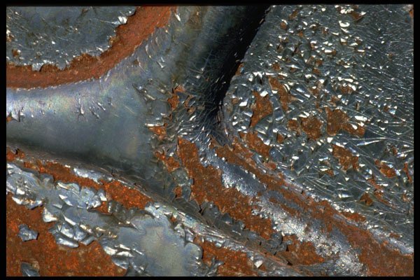 530032 Rusty Triangles A4 Photo Print