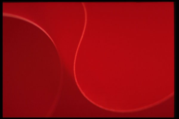 530035 Red Curves A4 Photo Print