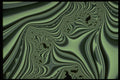 530046 Green Ghost Cross A4 Photo Print