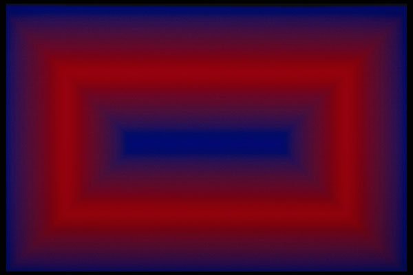 530065 Red blue Frame A4 Photo Print