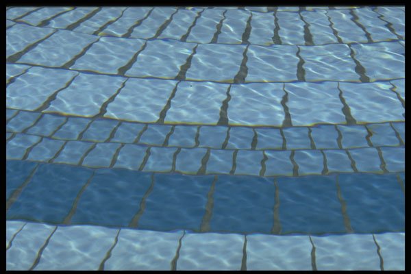 530069 Fountain Tile Lines A4 Photo Print