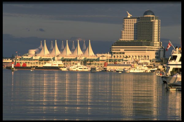 531017 Canada Place And Pan Pacific, Vancouver A4 Photo Print