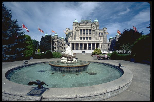 531026 Legislative Building, Victoria A4 Photo Print