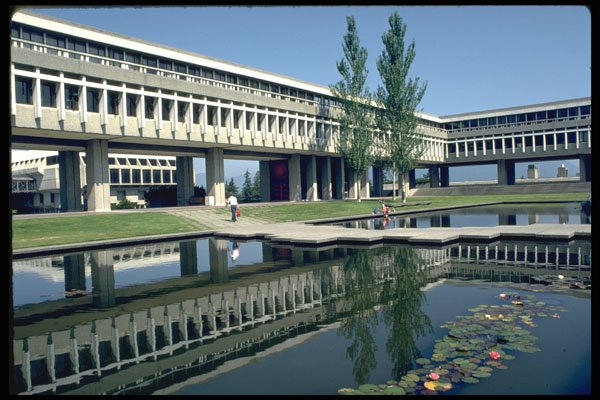 531030 Simon Fraser University, Academic Quadrant, Burnaby A4 Photo Print
