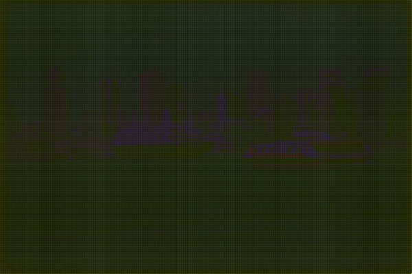 531055 City Skyline, Vancouver A4 Photo Print