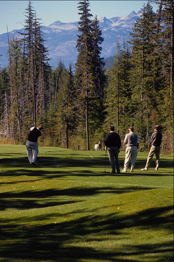 531063 Golf Course, Whistler A4 Photo Print