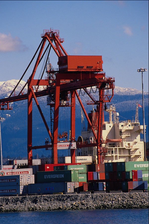 531071 Vancouver Port Facilities A4 Photo Print
