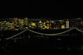 531090 Lion's Gate Bridge With Vancouver Skyline A4 Photo Print