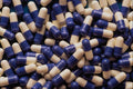532003 Blue And White Study Pills A4 Photo Print