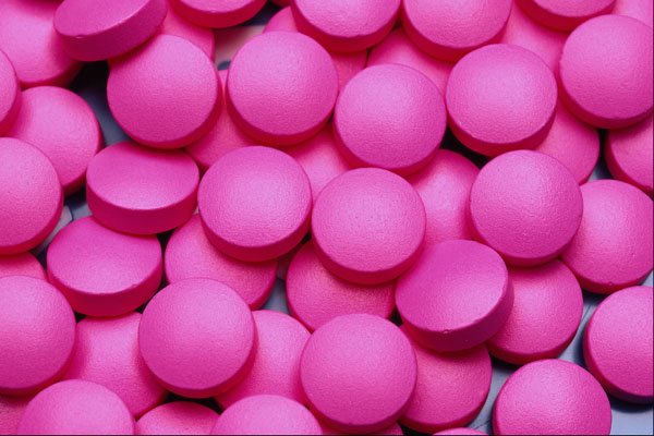 532041 Pink Study Pills A4 Photo Print