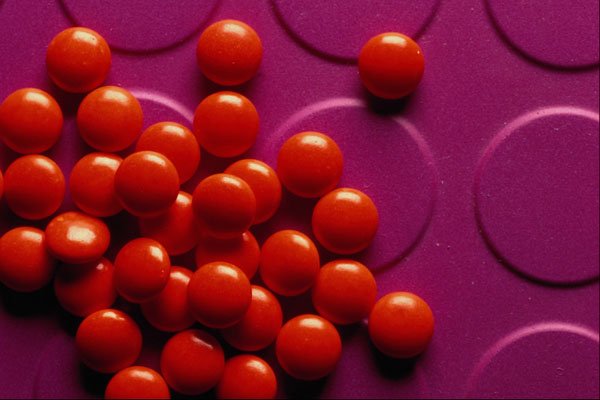 532061 Red Study Pills A4 Photo Print