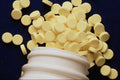532085 Yellow Study Pills A4 Photo Print