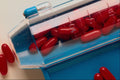 532094 Red Study Pills A4 Photo Print