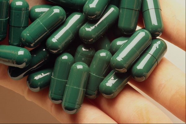 532096 Green Study Pills A4 Photo Print
