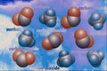 533008 CH4 And CO2 (methane And Carbon Dioxide) A4 Photo Print