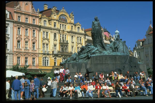 534015 Staromestske Square, Prague, Czech Republic A4 Photo Print
