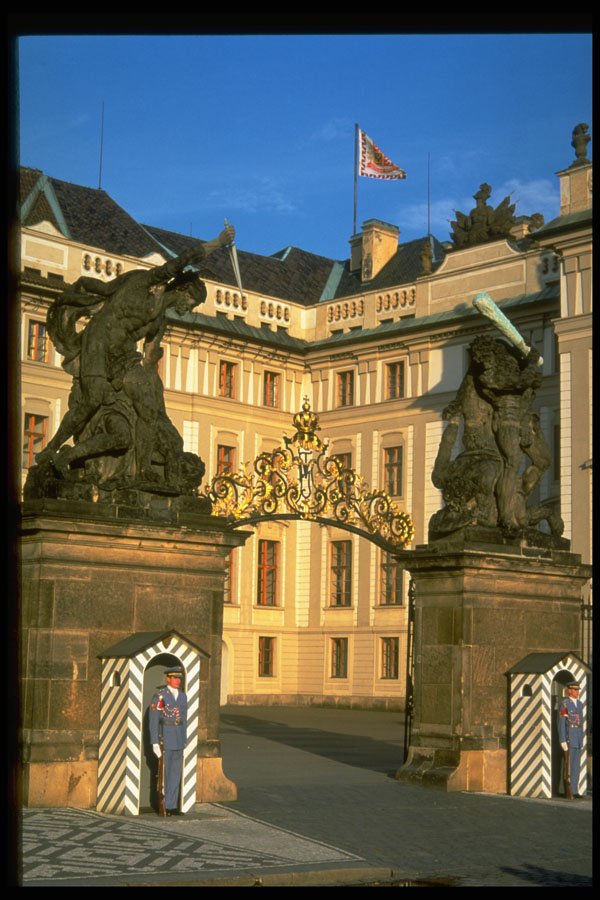 534016 Main Gateway Into Hradcany Castle, Prague, Czech Republic A4 Photo Print