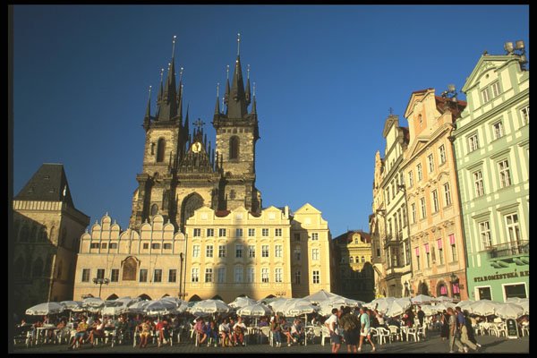 534044 The Old Town Square, Prague, Czech Republic A4 Photo Print