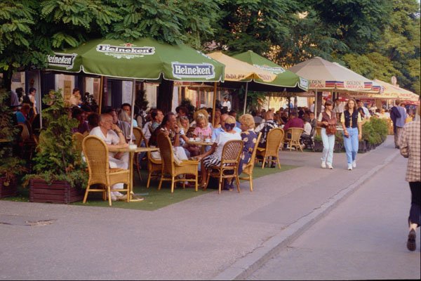 534062 Resto pub Terrace, Cracow, Poland A4 Photo Print