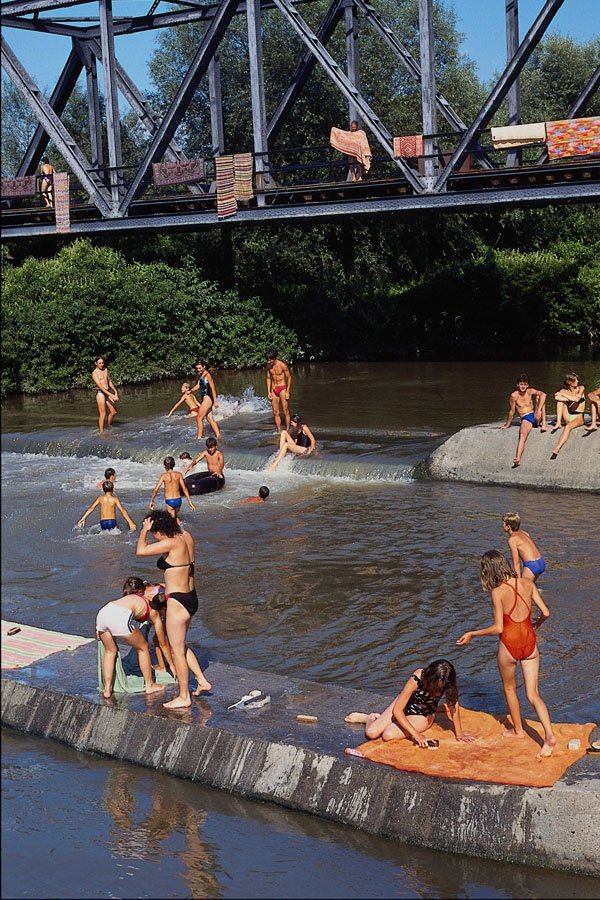 534071 Washing Clothes In A River, Transylvania, Romania A4 Photo Print