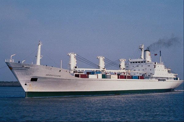 535004 British Geest Line Banana Vessel GEESTCAPE A4 Photo Print