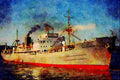 535012 HAZELMOOR, British Anchor Line Cargo Vessel A4 Limited Edition Watercolour Print
