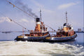 535019 Tugs At Work, NORTH BUOY And ALEXANDRIA A4 Photo Print