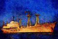 535030 Polish Ocean Lines Vessel LEGNICA A4 Limited Edition Watercolour Print