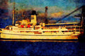 535034 DOULOS, Former Italian Liner FRANCA C. A4 Limited Edition Watercolour Print