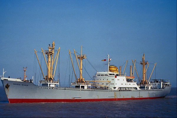 535037 Ghanaian Black Star Line BENYA RIVER A4 Photo Print