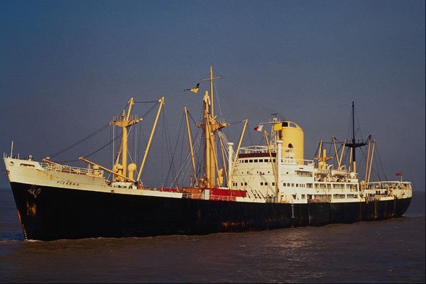 535039 Turbine Steamer PIZARRO Built In 1955 A4 Photo Print