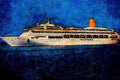 535043 P&O Cruise Liner ORIANA On Maiden Voyage A4 Limited Edition Watercolour Print