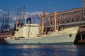 535044 Nigerian National Line Vessel RIVER OGUN In Dry Dock A4 Photo Print