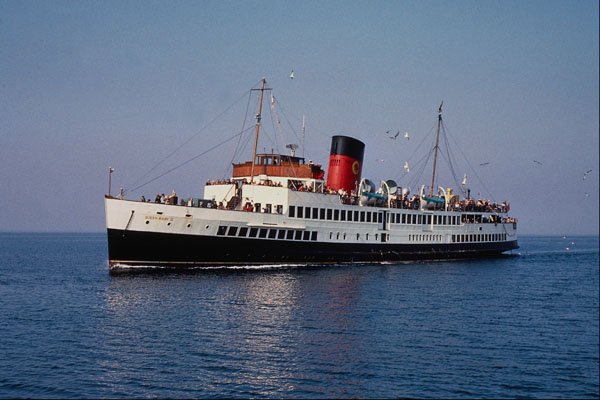 535052 QUEEN MARY II, 1933 Built Scottish Coastal Steamer A4 Photo Print