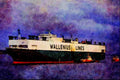 535056 1986 Swedish Vehicle Transporter ATLANTIC BREEZE A4 Limited Edition Watercolour Print