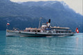 535062 LOTSCHBERG, Swiss Lake Brienz Paddler A4 Photo Print