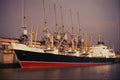535063 Cunard Line Cargo Vessel SCYTHIA In Dock A4 Photo Print