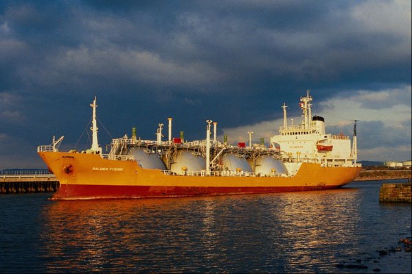 535066 1982 L.P. Gas Tanker BALDER PHENIX A4 Photo Print