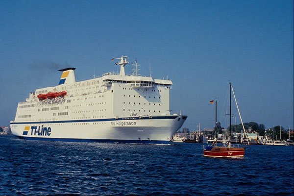 535085 NILS HOLGERSSON, German Owned Baltic Ferry A4 Photo Print