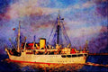 535086 Irish Lights Tender ISOLDA A4 Limited Edition Watercolour Print