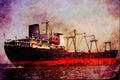 535090 Greek owned Bulk Carrier ALEKOS A4 Limited Edition Watercolour Print